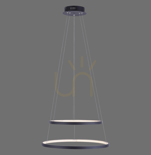 Sprawdź Lampa Wisząca CIRCLE 11525-13 Antracyt 2xLED