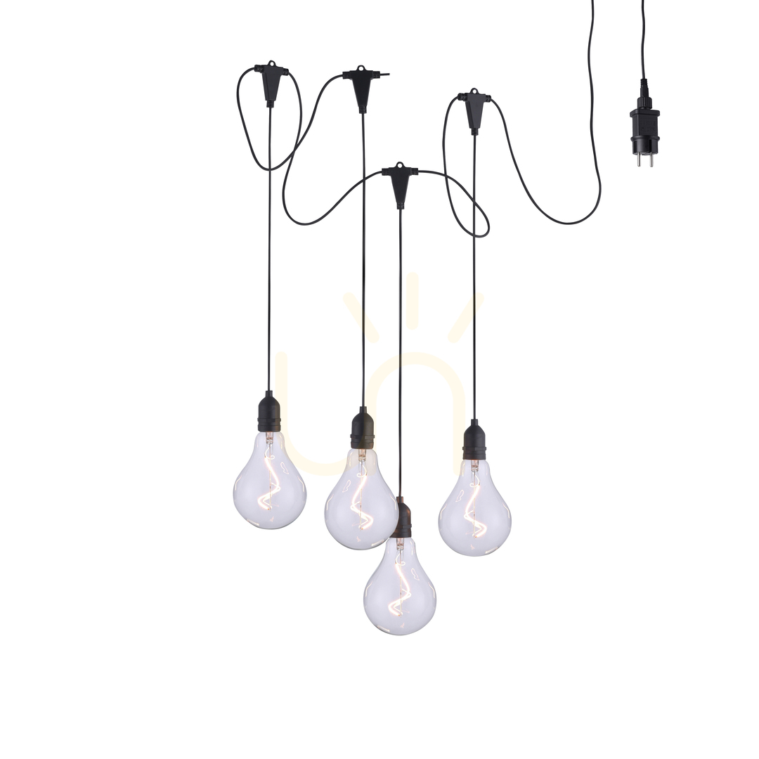 Wyświetl Lampa Wisząca ENNI 19094-18 Czarny 4xLED Lampa Wisząca ENNI 19094-18 Czarny 4xLED