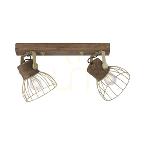 Plafon ALAMI 11487-60 Brązowy 2xE27 small 11