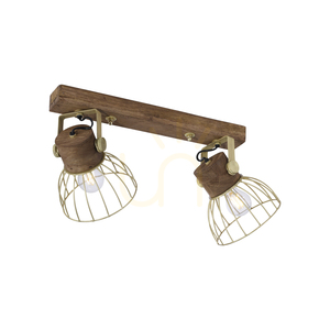 Plafon ALAMI 11487-60 Brązowy 2xE27 small 6