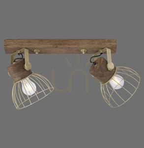 Plafon ALAMI 11487-60 Brązowy 2xE27 small 0