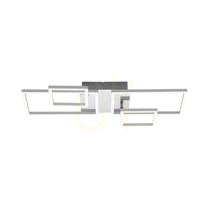 Plafon IVEN 14030-55 Srebrny 4xLED 1 Plafon IVEN 14030-55 Srebrny 4xLED small 1