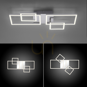 Plafon IVEN 14030-55 Srebrny 4xLED 12 Plafon IVEN 14030-55 Srebrny 4xLED small 12