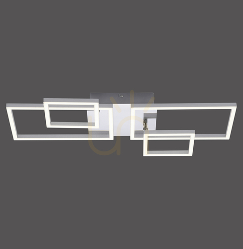 Sprawdź Plafon IVEN 14030-55 Srebrny 4xLED