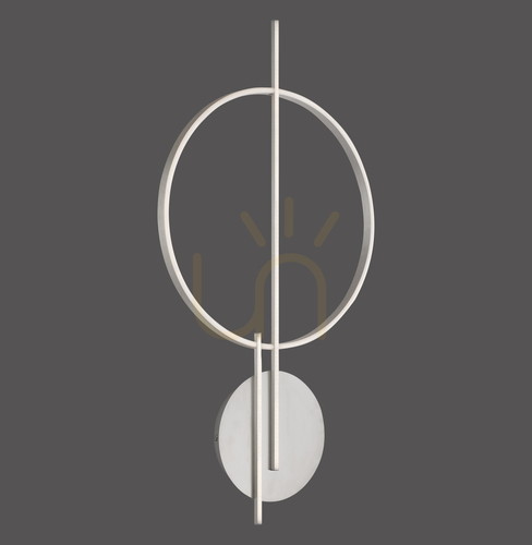 Sprawdź Plafon Q-ARKOA 6154-55 Srebrny 2xLED