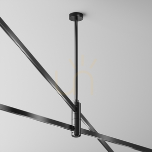 Podwójne sztywne zawiesie sufitowe Flarity TRA158C-D1-B Maytoni, czarne, 406 mm small 0
