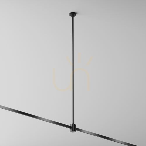 Sprawdź Długi uchwyt sufitowy Maytoni Flarity z bezpośrednim przyłączem zasilania 760 mm czarny TRA159C-IPCL1-B