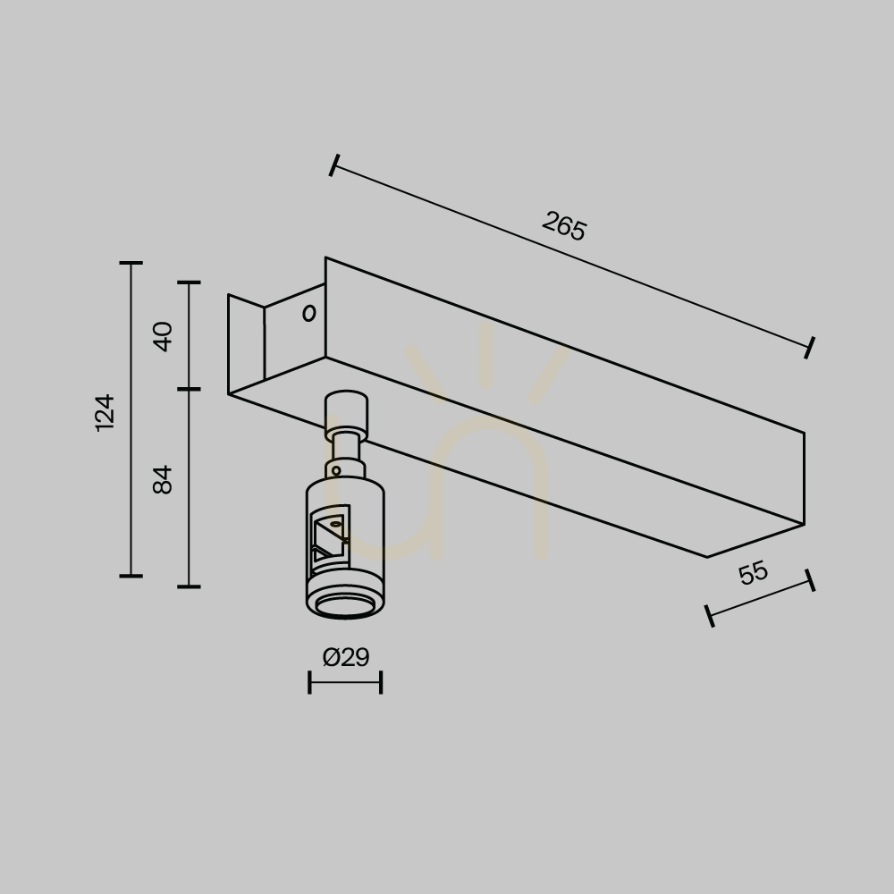 Pokaż Łącznik do z puszką na zasilacz szynoprzewodów FLARITY TRA156C-BB1-B Maytoni Łącznik do z puszką na zasilacz szynoprzewodów FLARITY TRA156C-BB1-B Maytoni