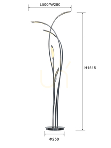 Lampa podłogowa HAMPTON chrom 3326-0501 Aviano small 2