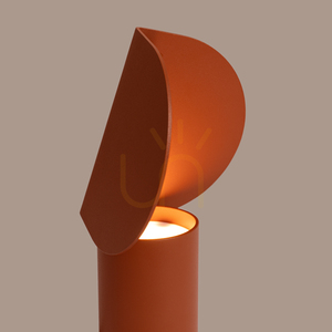 Lampa biurkowa BISCUIT ochra czerwona LED 3000K small 4