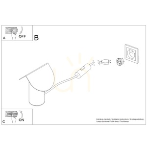 Lampa biurkowa BISCUIT taupe LED 3000K small 8