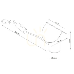Lampa biurkowa BISCUIT mocca LED 3000K small 7