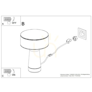 Lampa biurkowa AXO zielona oliwka small 8