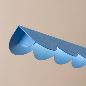 Lampa wisząca BISCUIT 130 błękitna LED 3000K small 3