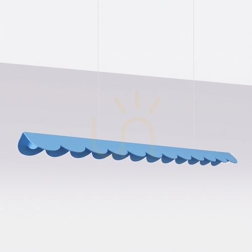 Sprawdź Lampa wisząca BISCUIT 130 błękitna LED 4000K