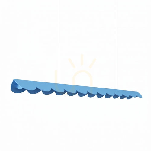 Sprawdź Lampa wisząca BISCUIT 130 błękitna LED 4000K