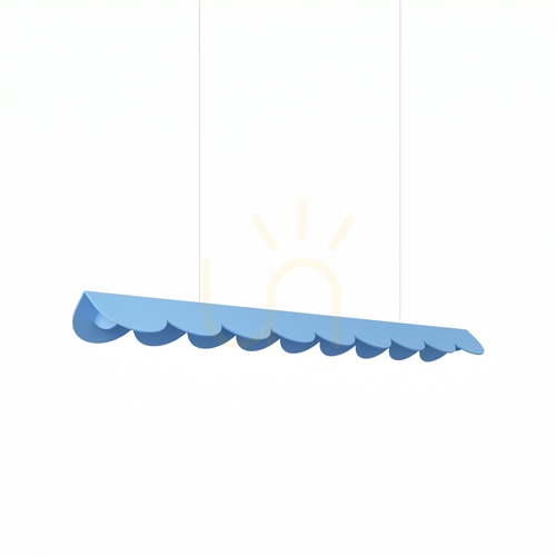 Sprawdź Lampa wisząca BISCUIT 100 błękitna LED 3000K