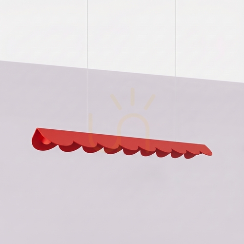 Sprawdź Lampa wisząca BISCUIT 100 czerwona LED 4000K