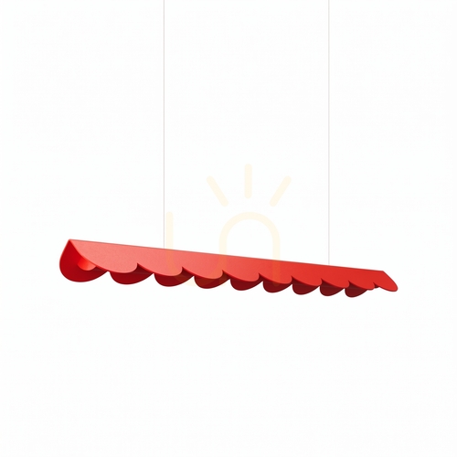 Sprawdź Lampa wisząca BISCUIT 100 czerwona LED 4000K