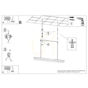 Lampa wisząca Thoro BISCUIT 100 TH.745 LED 12W 1420lm 4000K CRI98 błękitna, 98,5 cm small 10
