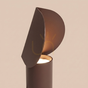 Lampa biurkowa BISCUIT brązowa LED 3000K small 4