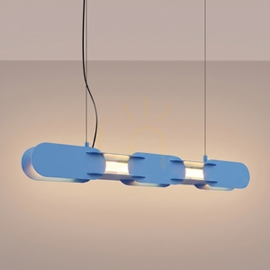 Lampa wisząca CHAIN 91 błękitna LED 3000K small 2