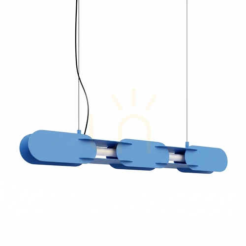 Sprawdź Lampa wisząca CHAIN 91 błękitna LED 3000K