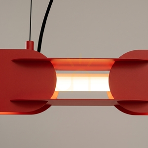Lampa wisząca CHAIN 91 czerwona LED 3000K small 3