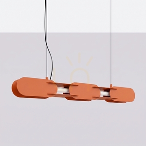 Lampa wisząca CHAIN 91 ochra czerwona LED 3000K small 1