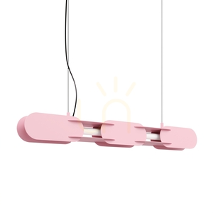 Lampa wisząca CHAIN 91 różowa LED 3000K small 0