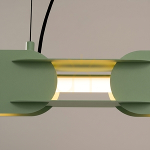 Lampa wisząca Thoro CHAIN 91 szałwiowa LED 9,75W 1290lm 3000K PUSH-DIMM/DALI TH.790 small 3
