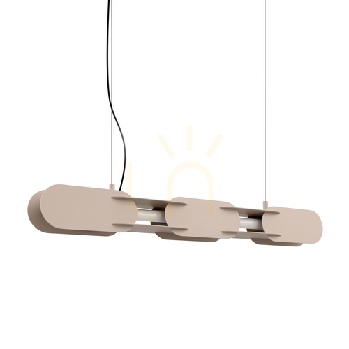 Sprawdź Lampa wisząca CHAIN 91 taupe LED 3000K