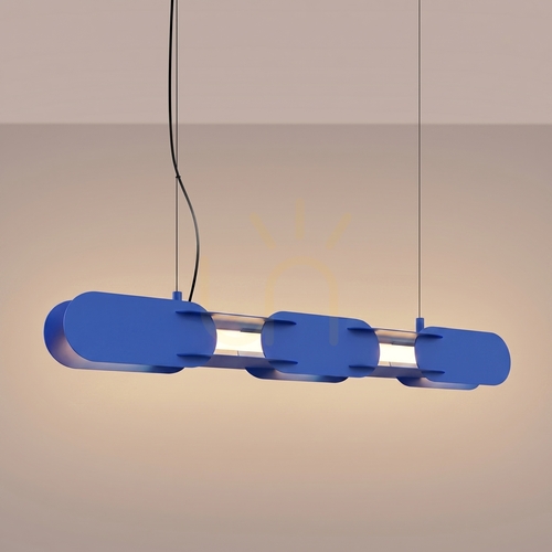 Sprawdź Lampa wisząca Thoro CHAIN 91 ultramaryna LED 3000K