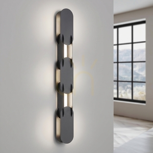Kinkiet CHAIN 91 czarny LED 4000K small 2