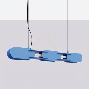 Lampa wisząca CHAIN 91 błękitna LED 4000K small 1