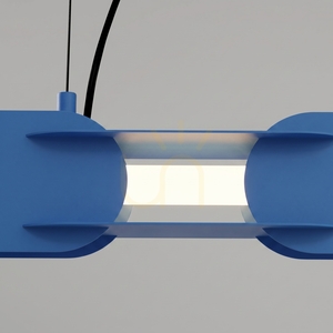 Lampa wisząca CHAIN 91 błękitna LED 4000K small 3