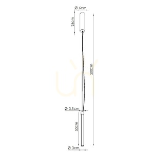 Lampa wisząca TRANG 50 taupe LED 3000K small 6