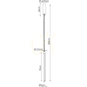 Lampa wisząca TRANG 100 mocca LED 4000K small 6