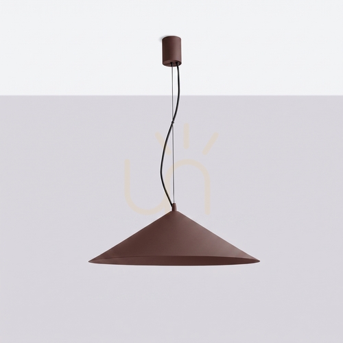 Sprawdź Lampa wisząca FINT brązowa LED 3000K
