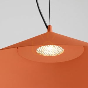 Lampa wisząca FINT ochra czerwona LED 3000K small 4