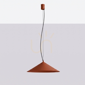 Lampa wisząca FINT ochra czerwona LED 3000K small 7