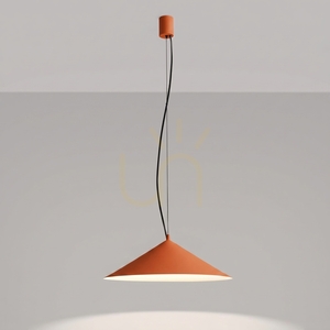 Lampa wisząca FINT ochra czerwona LED 3000K small 8