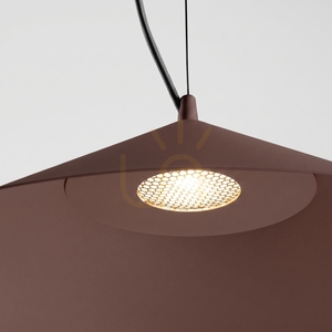 Lampa wisząca FINT brązowa LED 4000K small 4