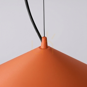 Lampa wisząca FINT ochra czerwona LED 4000K small 5