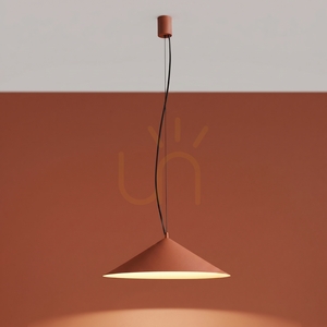 Lampa wisząca FINT ochra czerwona LED 4000K small 8
