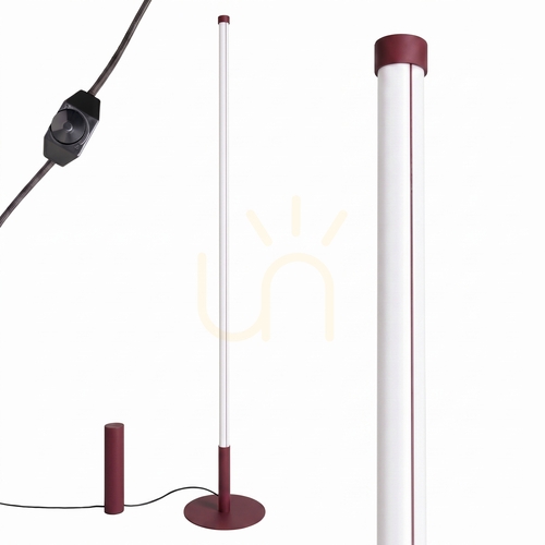 Sprawdź Lampa podłogowa TRANG burgund 3000K