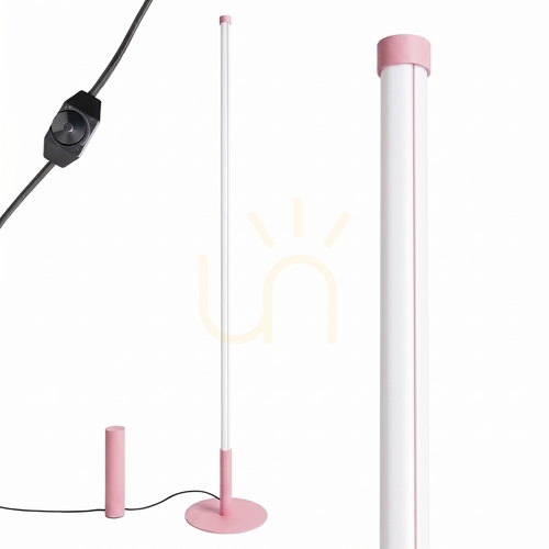 Sprawdź Lampa podłogowa TRANG różowa 4000K