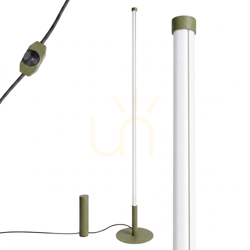 Sprawdź Lampa podłogowa TRANG zielona oliwka 4000K