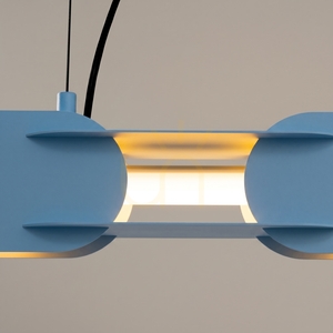 Lampa wisząca CHAIN 158 błękitna LED 3000K small 3