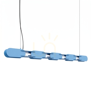 Lampa wisząca CHAIN 158 błękitna LED 3000K small 0